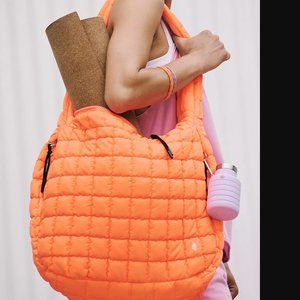 FP Movement Quilted Carryall ELECTRIC ORANGE NWOT
